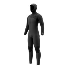 Men's Neoprene Motion Hooded Fullsuit 5/3mm Fzip, Black