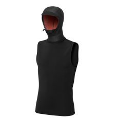 Neoprene T-shirt Top hood 3/2mm, Black