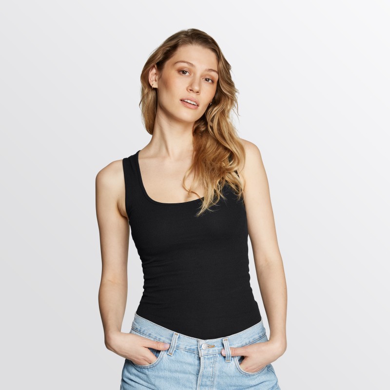Dámské tričko Honest Singlet, Black - Velikost: XS