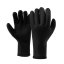 Neoprene gloves Crest Glove 1.5mm 5Finger, Black