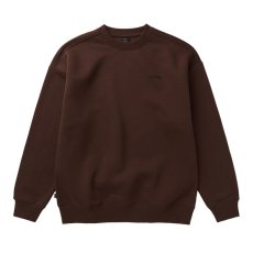 Men's Profile Crew Sweat, Deep Brown