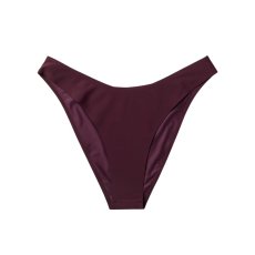 Bikiny Realm Bikini Bottom, Oxblood Red