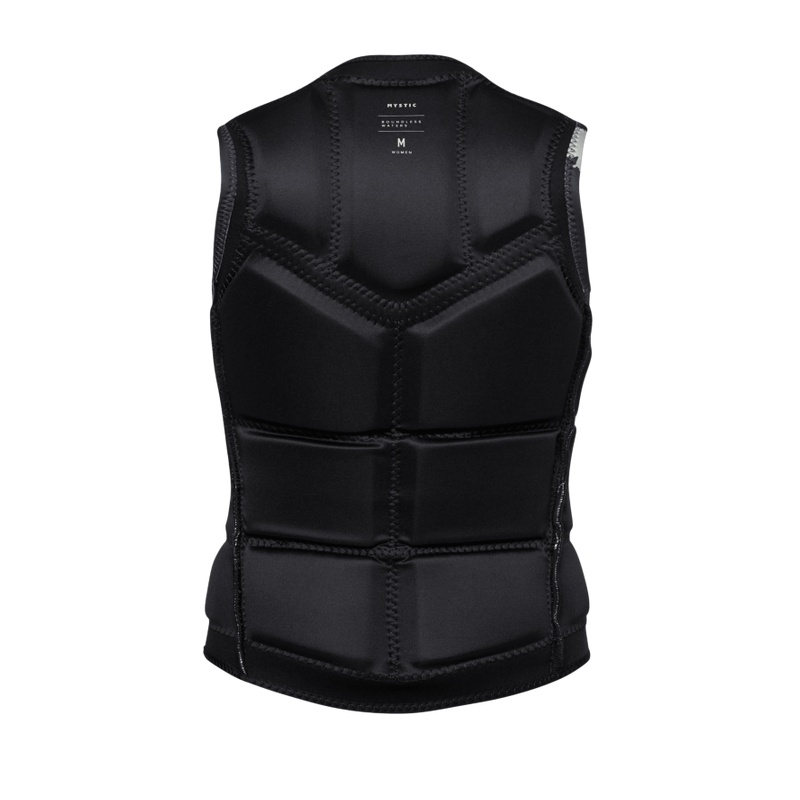 Dámská vesta Evoke Impact Vest Fzip Wake Women, Black Allover - Velikost: L