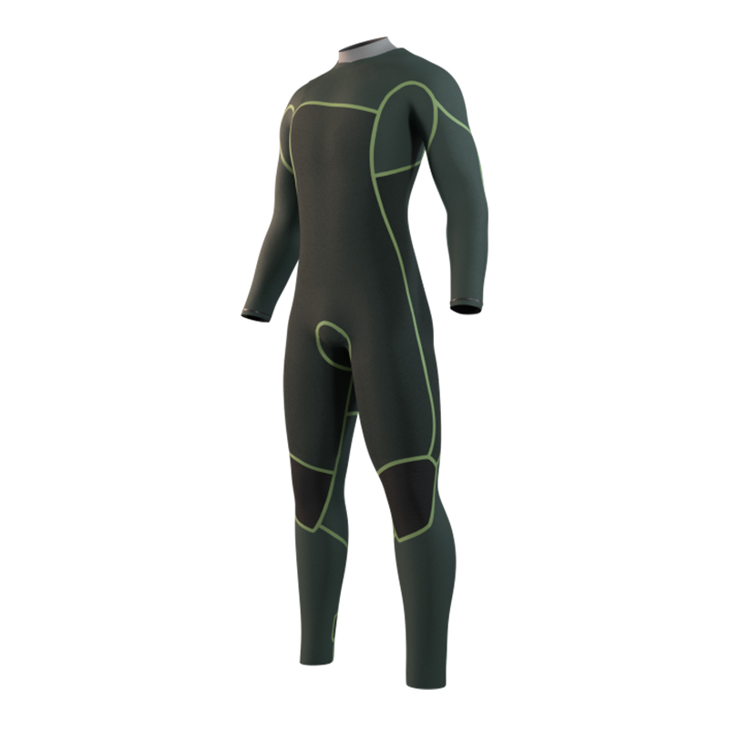 Neoprene Evolve Fullsuit 4/3mm Fzip Men, Black