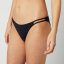 Bodil Strappy Bikini Top, Black - Size: 36