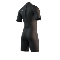 Neoprene Brand Shorty Bzip 3/2mm Flatlock, Black (Size XS)