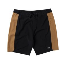 Men's High Performance Boardshorts, Slate Brown
