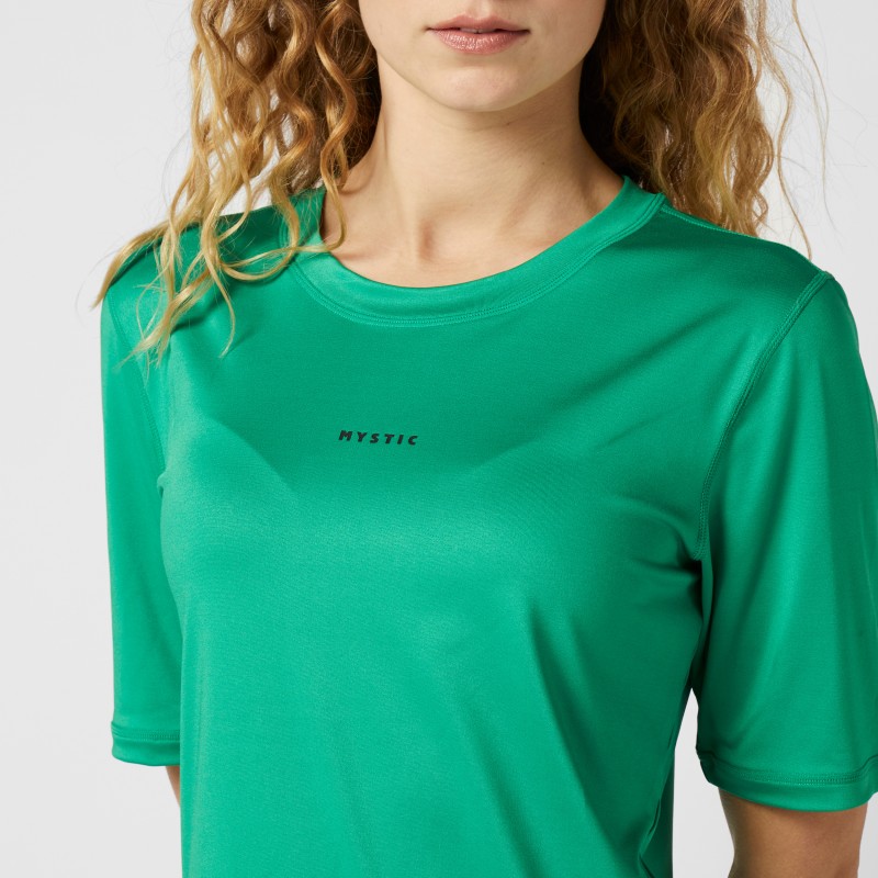 Women's lycra Solstice S/S Rashvest Women, Green
