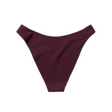 Bikiny Realm Bikini Bottom, Oxblood Red