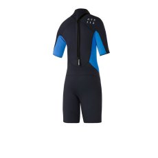 Star Shorty Bzip 3/2mm Flatlock Kids Wetsuit, Black (Size S)