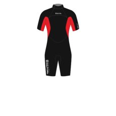 Neoprén Rental Shorty 3/2mm Bzip Flatlock Junior, Rainbow