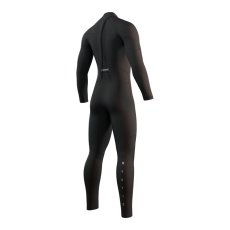 Neoprene Brand Fullsuit 3/2mm Flatlock Bzip, Black