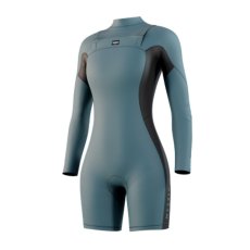 Dámský neopren Haven Longarm Shorty 3/2mm Double Fzip Wom, Teal (Velikost S)