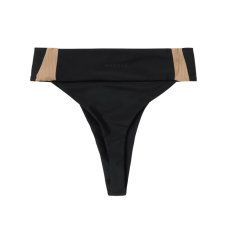 Leia Athletic Bikini Bottom, Black
