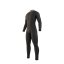 Men's neoprene Brand Fullsuit 3/2mm Fzip Flatlock, Black