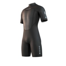 Neoprene Brand Shorty Bzip 3/2mm Flatlock, Black (Size XS)