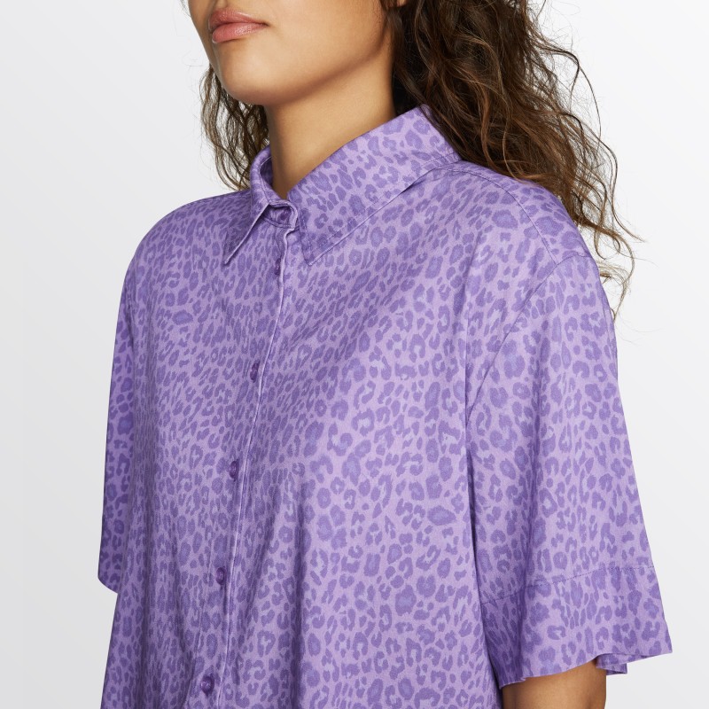 Dámské tričko Roar Shirt, Pastel Lilac - Velikost: L