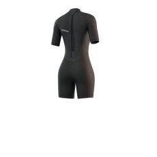 Neoprene Brand Shorty 3/2mm Flatlock Bzip Women, Black