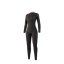 Dámský neopren Brand Fullsuit 3/2mm Bzip Flatlock Women, Black