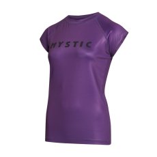 Lycra Star S/S Rashvest Wom, Sunset Purple