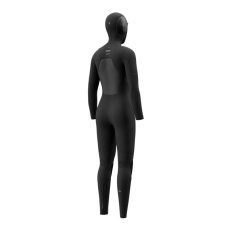Dámský neopren Gem Fullsuit 6/4/3mm Hooded Fzip, Black