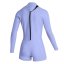 Dámský neoprén Lunar Longarm Shorty 2/2mm Bzip Women, Iris Blue - Velikost: M