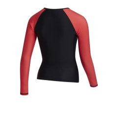 Tričko do vody Lykra Jayde L/S Rashvest, Black/Red