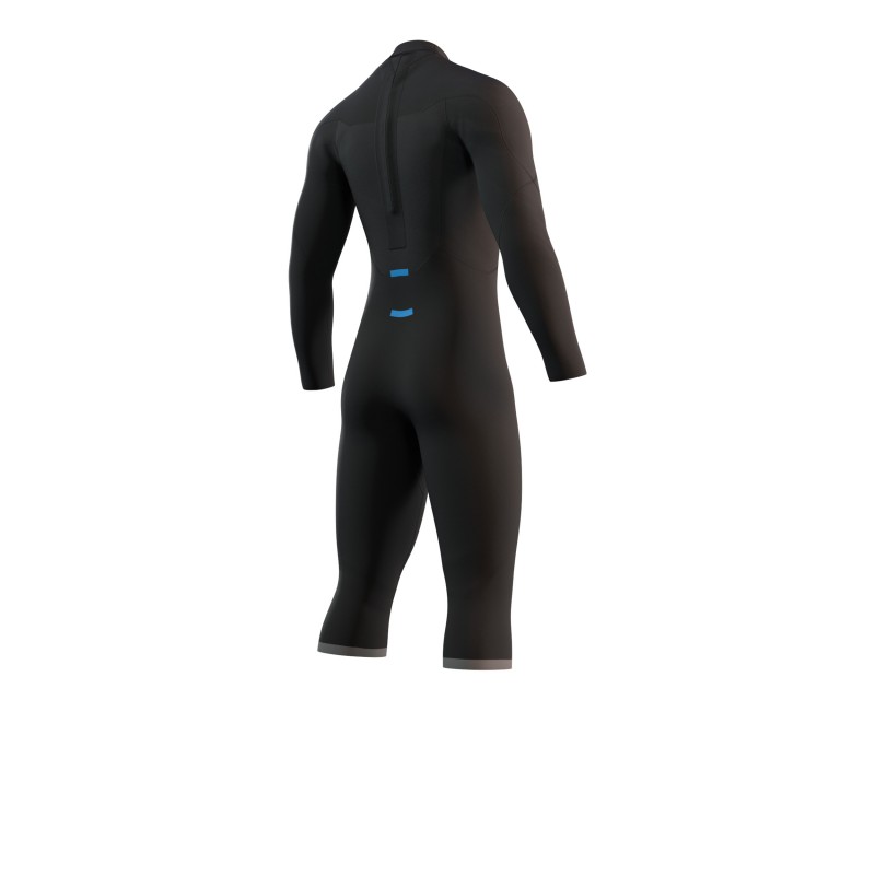 Brand Longarm Shortleg 3/2mm Bzip Flatlock, Black