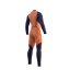 Neoprene Marshall Fullsuit Bzip 5/3mm, Black