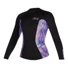 Neoprénové tričko Diva L/S Vest 2mm Women, Black/Purple