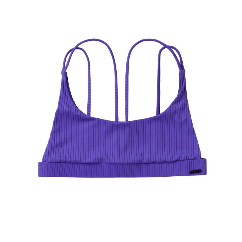 Bodil Strappy Bikini Top, Purple (Velikost 34)