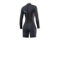 Neoprene Brand Longarm Shorty 3/2mm Bzip Women, Night Blue
