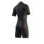 Neoprene Brand Shorty Bzip 3/2mm Flatlock, Black (Size XS)