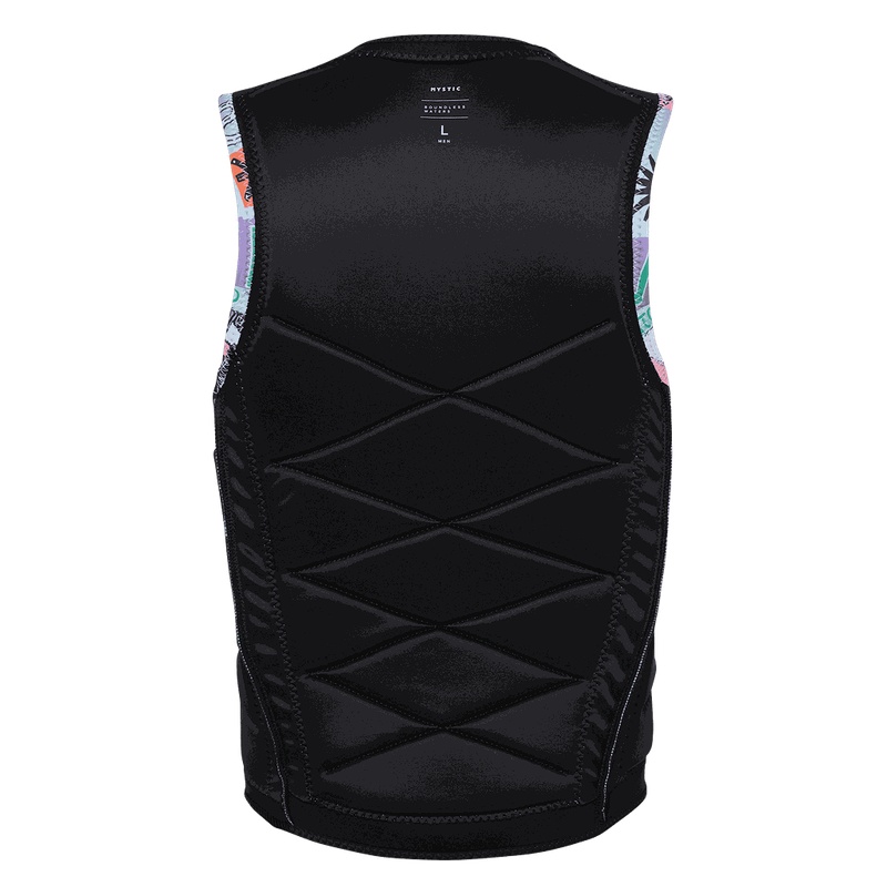 Pánská vesta Outlaw Impact Vest Fzip Wake, White Allover
