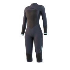 Neoprene Brand Longarm Shortleg 3/2mm Women Bzip, Night Blue