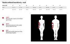 Pánské boardshorty Stroke, Dark Purple (Velikost 32)